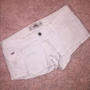 White Hollister Shorts